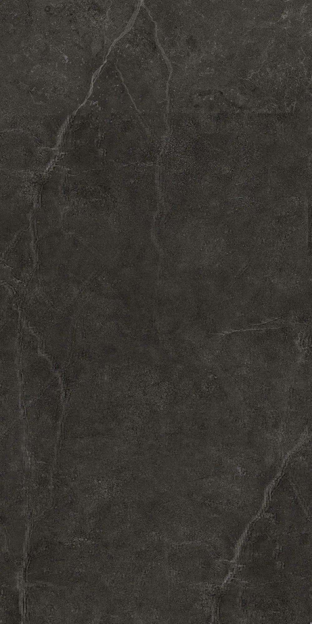 Чёрный лаппатированный керамогранит GlobalTile Ideal 1200x600 мм, крупноформатная плитка для пола — фото 4