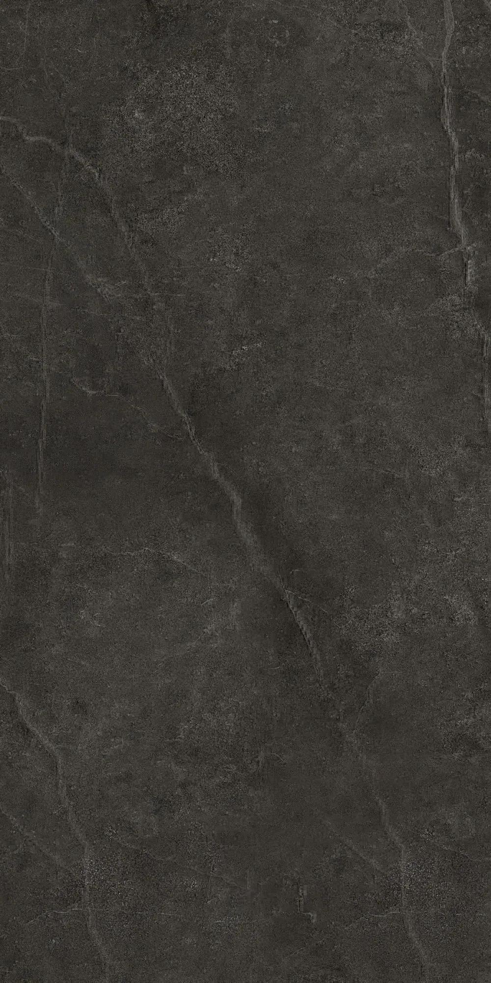 Чёрный лаппатированный керамогранит GlobalTile Ideal 1200x600 мм, крупноформатная плитка для пола — фото 5
