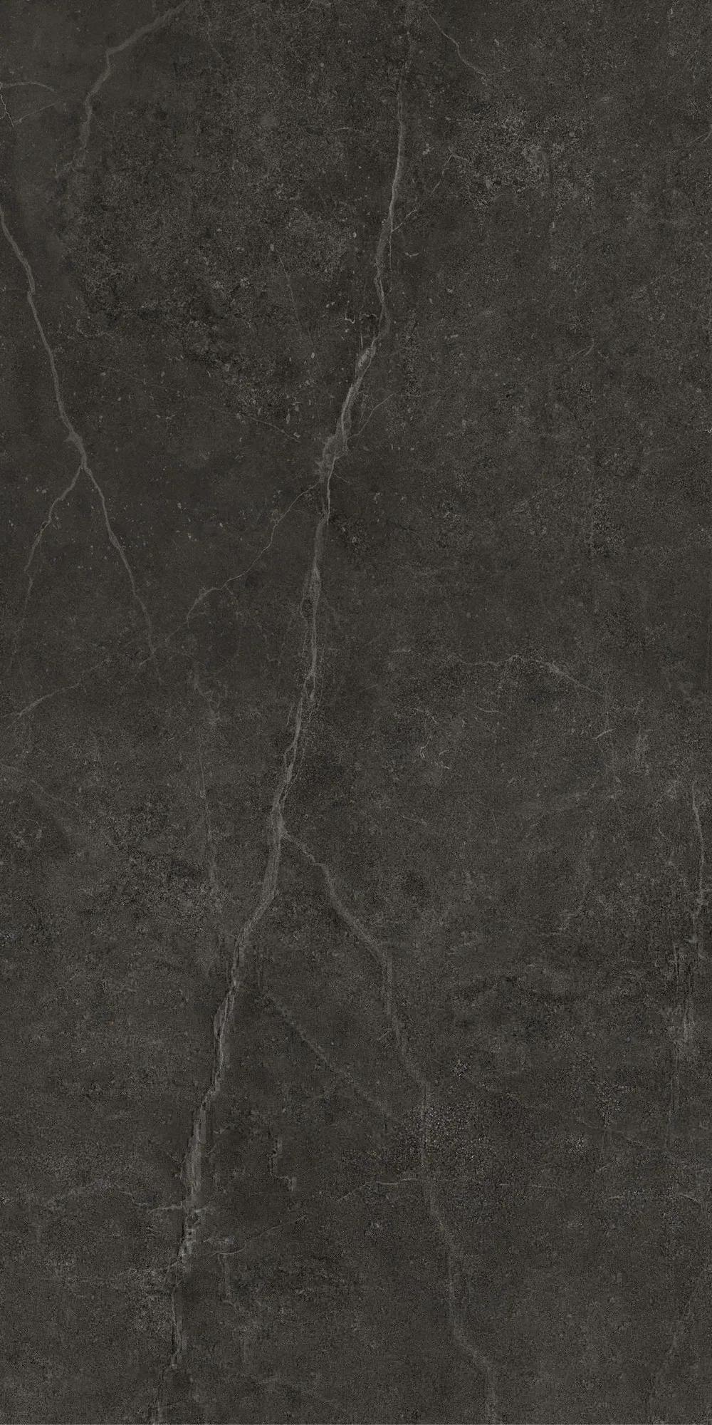 Чёрный лаппатированный керамогранит GlobalTile Ideal 1200x600 мм, крупноформатная плитка для пола — фото 8