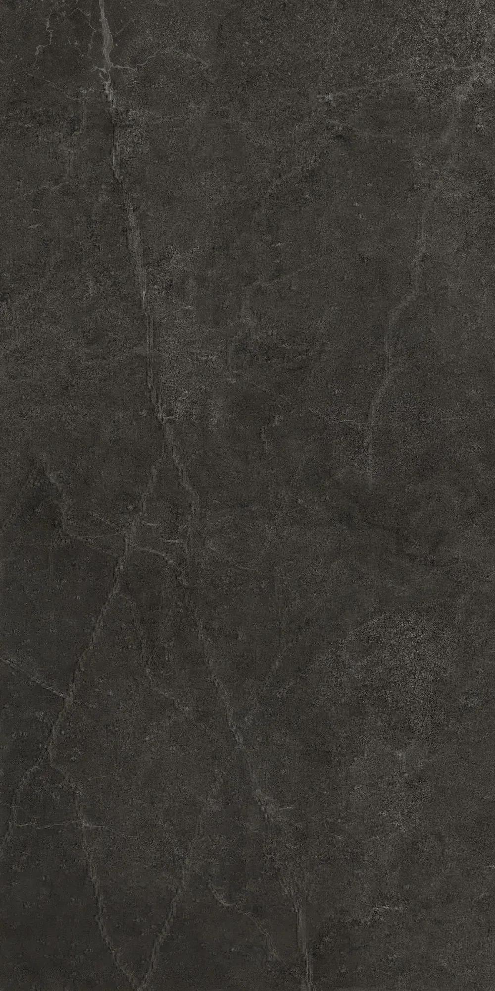 Чёрный лаппатированный керамогранит GlobalTile Ideal 1200x600 мм, крупноформатная плитка для пола — фото 9