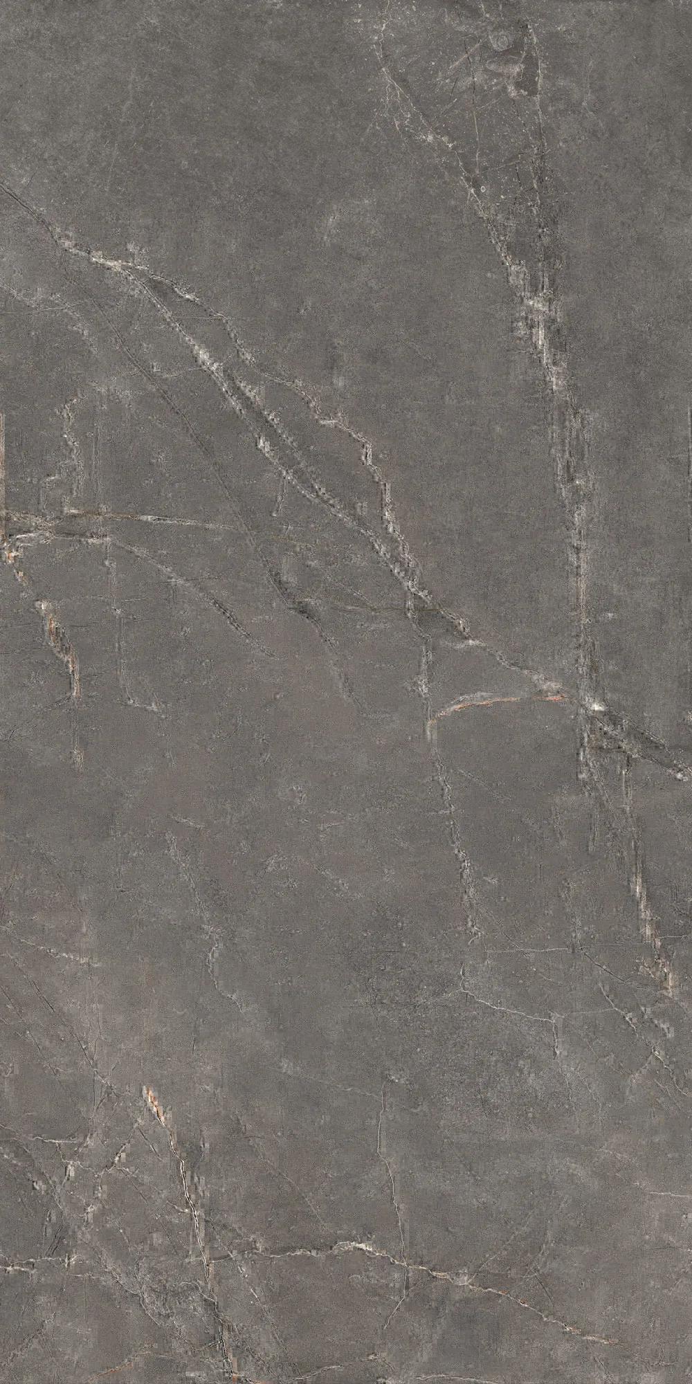 Темно-серый лаппатированный керамогранит GlobalTile Verso 1200x600 мм с графитовой глубиной — фото 7