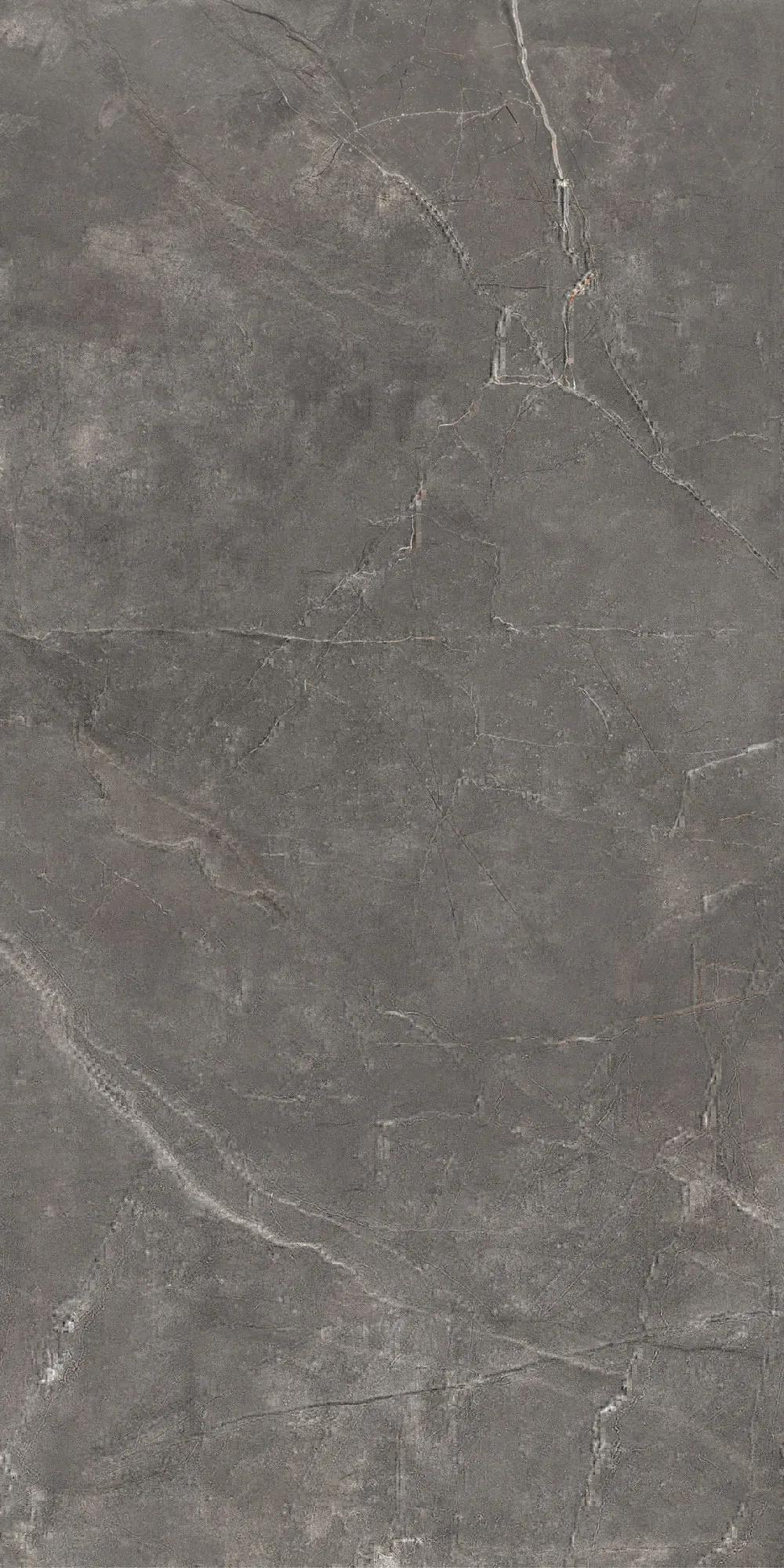 Темно-серый лаппатированный керамогранит GlobalTile Verso 1200x600 мм с графитовой глубиной — фото 8