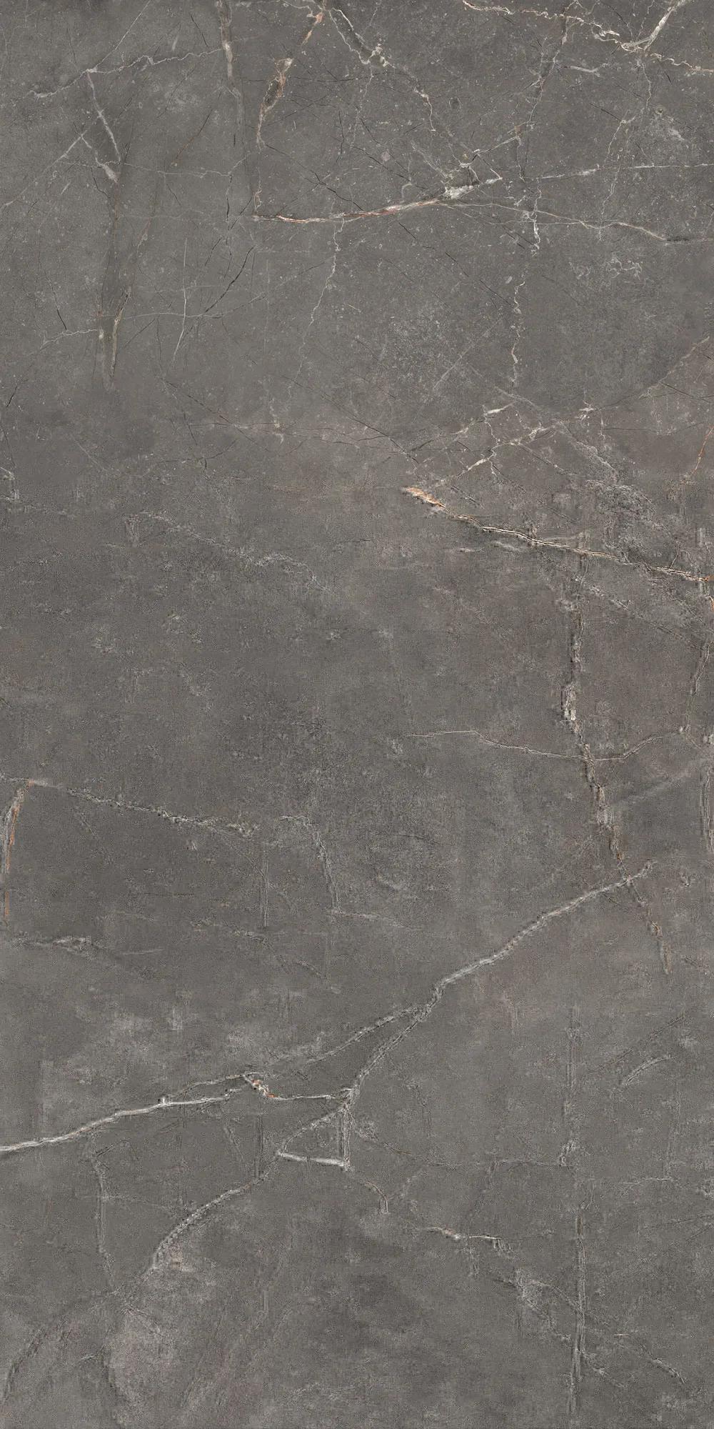 Темно-серый лаппатированный керамогранит GlobalTile Verso 1200x600 мм с графитовой глубиной — фото 9
