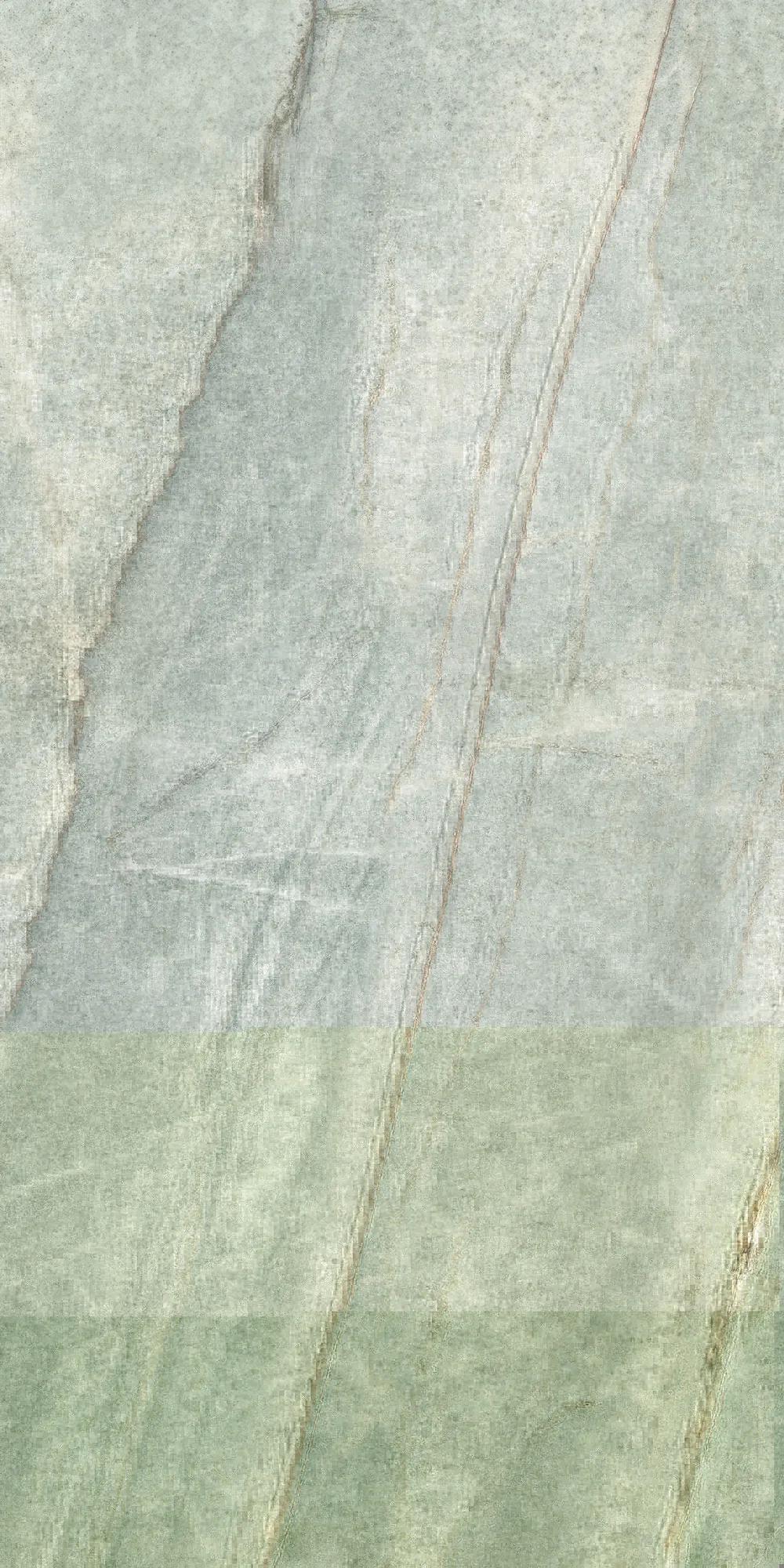 Зелёный лаппатированный керамогранит GlobalTile Donna 1200×600 мм с природным оттенком для пола и стен — фото 4