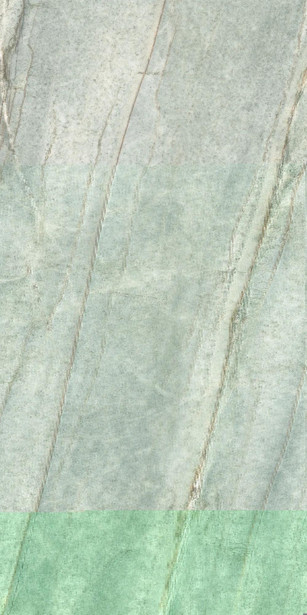 Зелёный лаппатированный керамогранит GlobalTile Donna 1200×600 мм с природным оттенком для пола и стен — фото 10