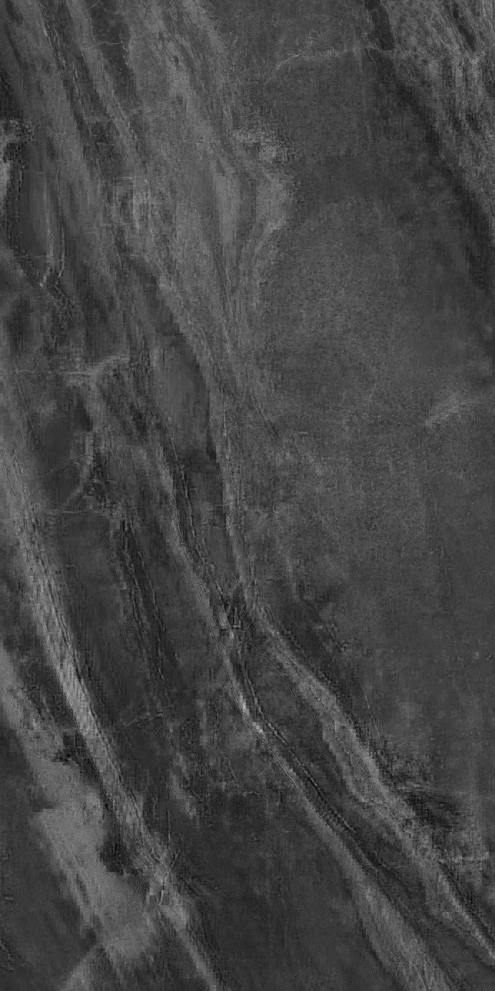 Чёрный матовый керамогранит GlobalTile Ultra 1200x600 мм для акцентной стены и пола в интерьере лофт — фото 4