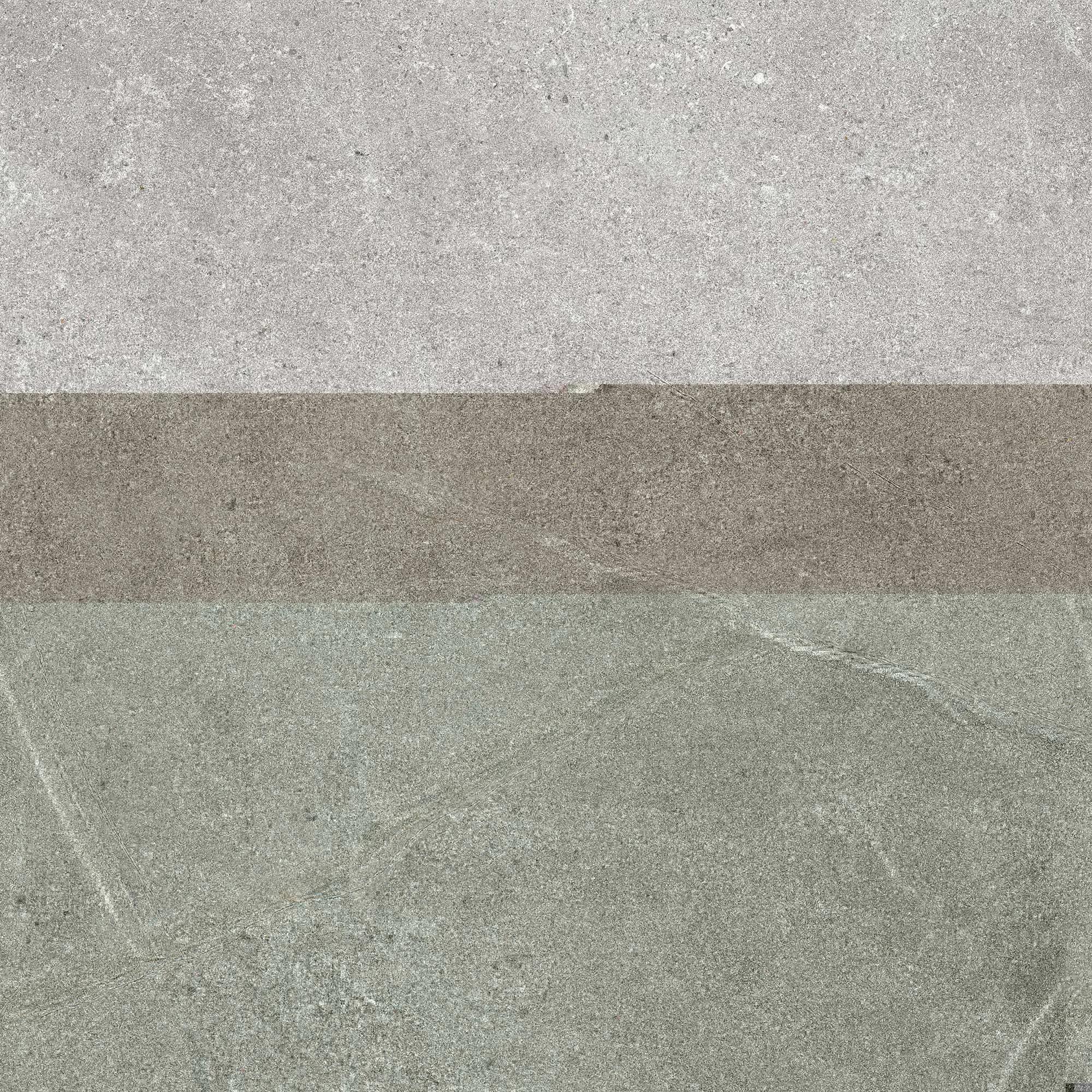 Серый матовый керамогранит GlobalTile Garda 600x600 мм на полу скандинавской прихожей — фото 7