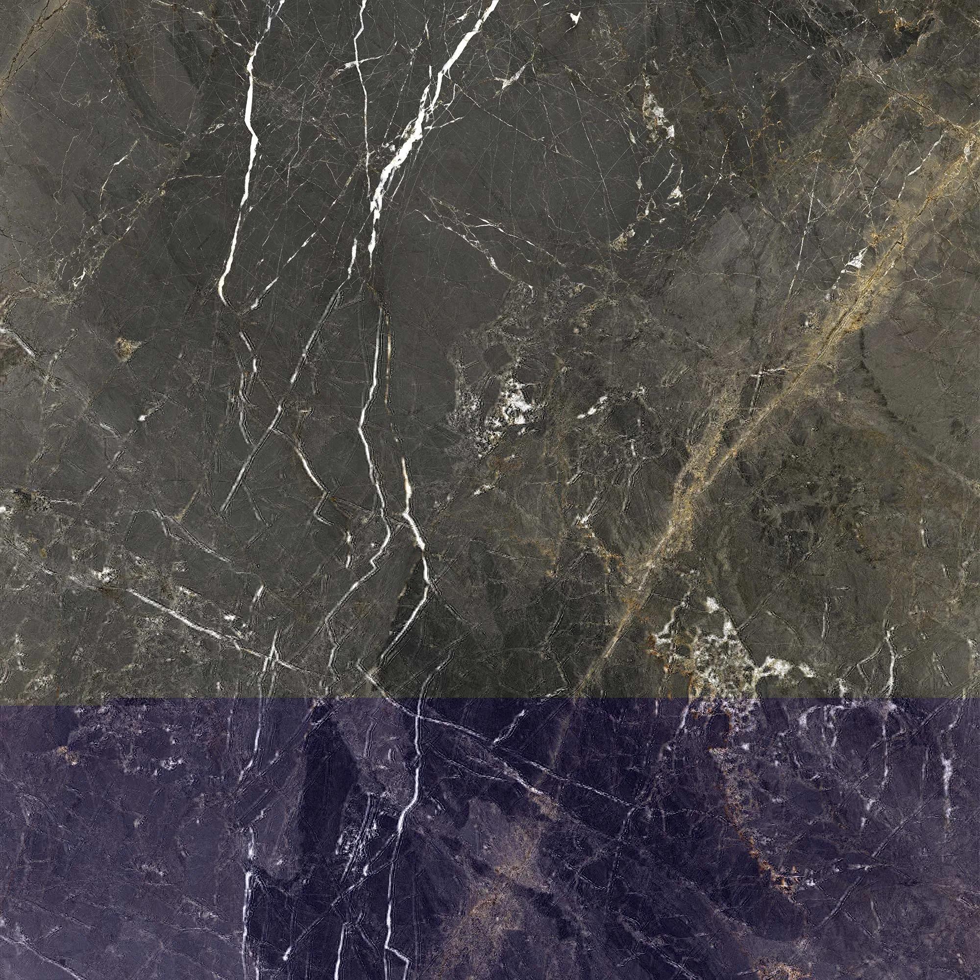 Черный матовый керамогранит GlobalTile Fontanedo 600x600 мм на полу минималистичной гостиной — фото 13
