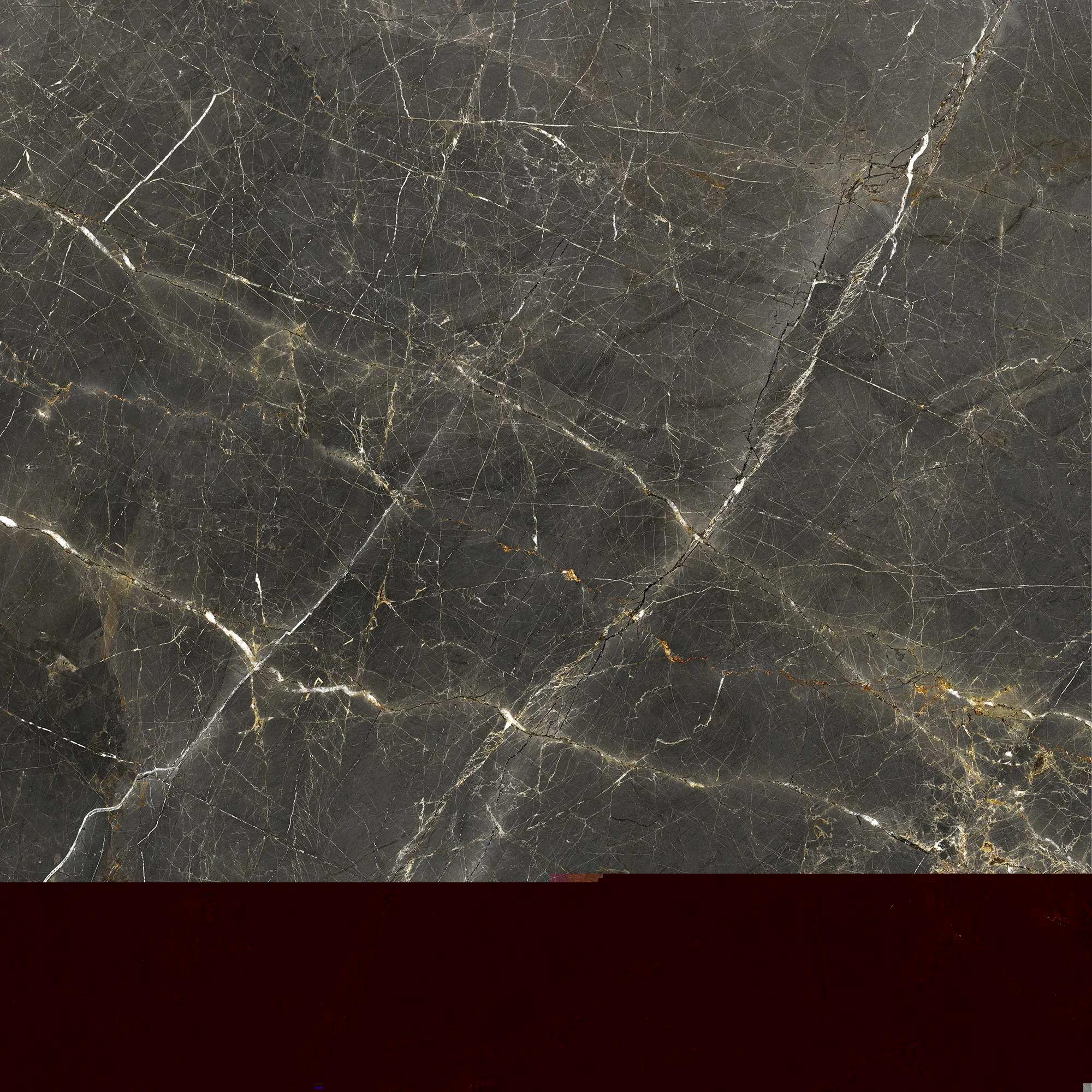 Черный матовый керамогранит GlobalTile Fontanedo 600x600 мм на полу минималистичной гостиной — фото 16
