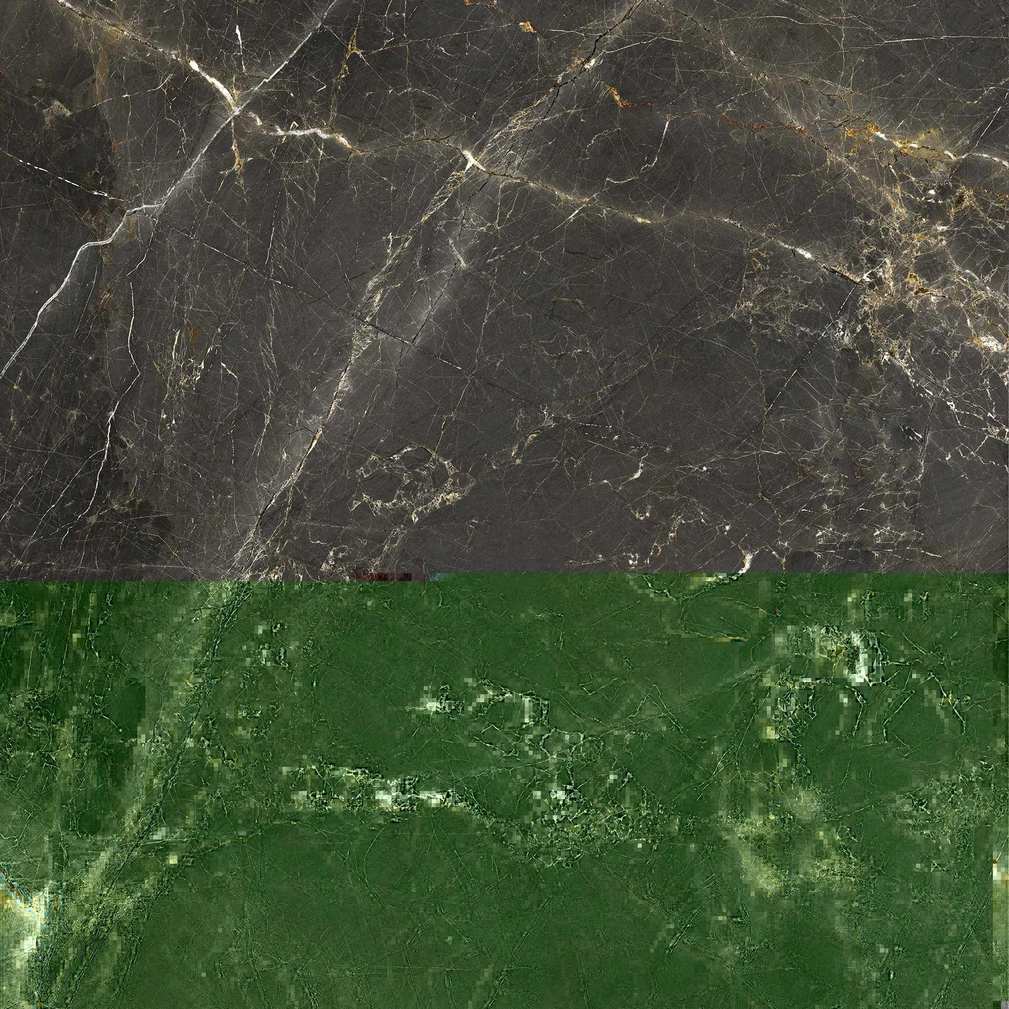 Черный матовый керамогранит GlobalTile Fontanedo 600x600 мм на полу минималистичной гостиной — фото 7