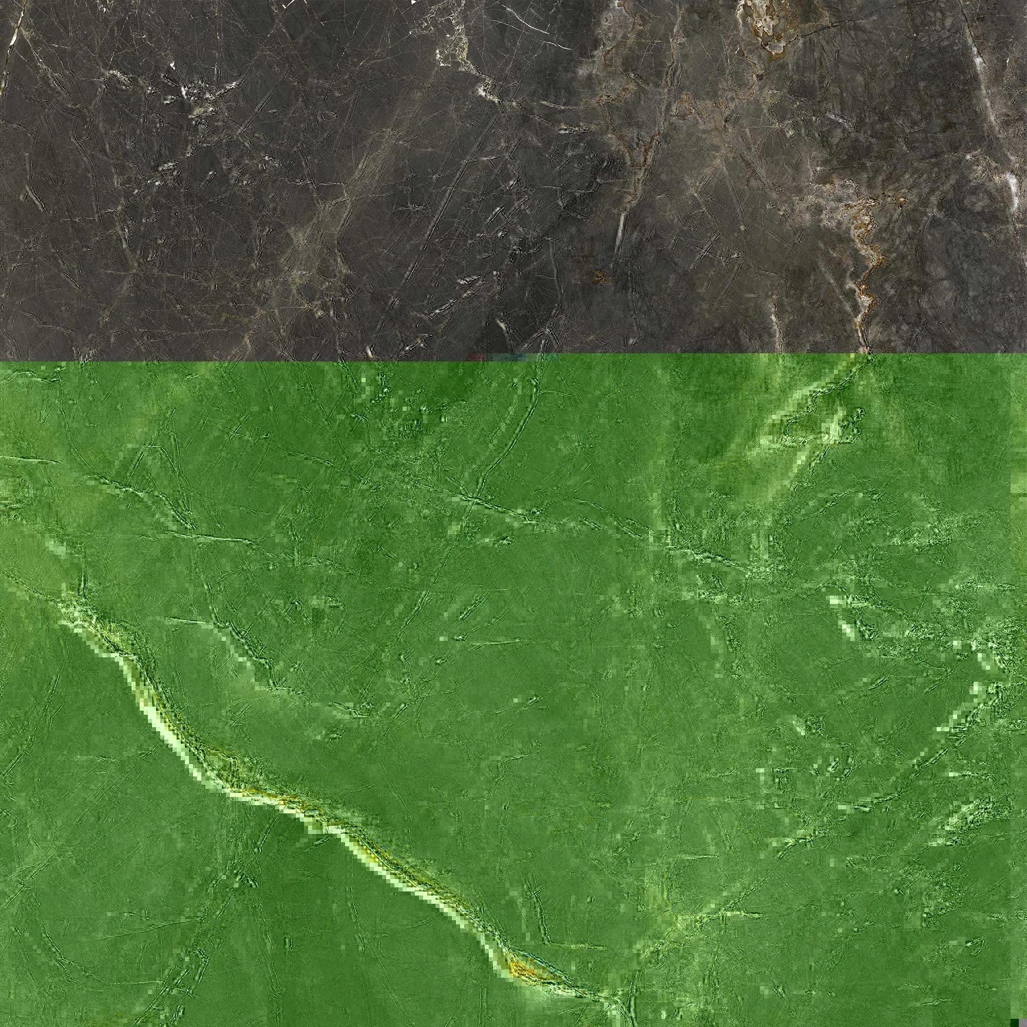 Черный матовый керамогранит GlobalTile Fontanedo 600x600 мм на полу минималистичной гостиной — фото 9