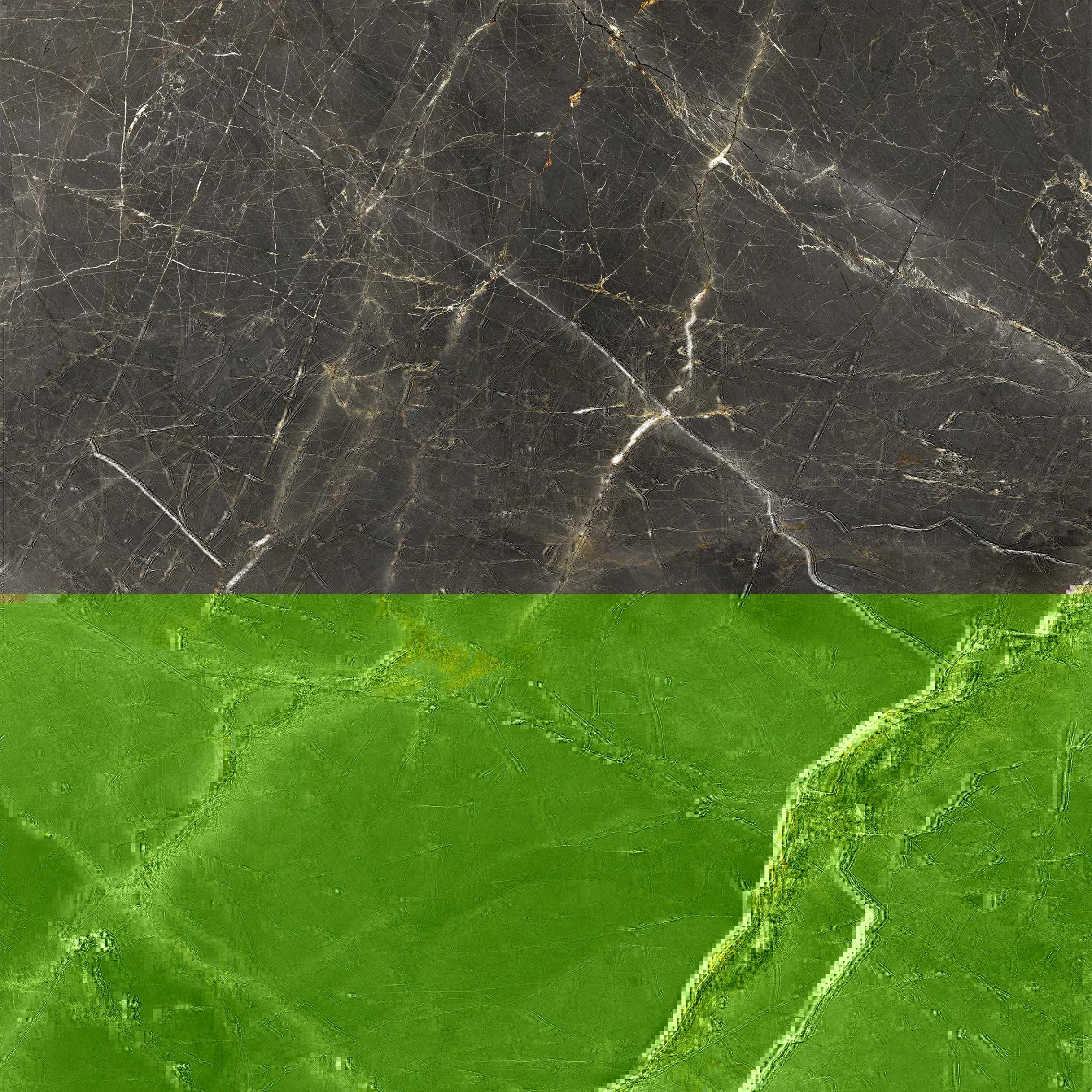 Черный матовый керамогранит GlobalTile Fontanedo 600x600 мм на полу минималистичной гостиной — фото 10