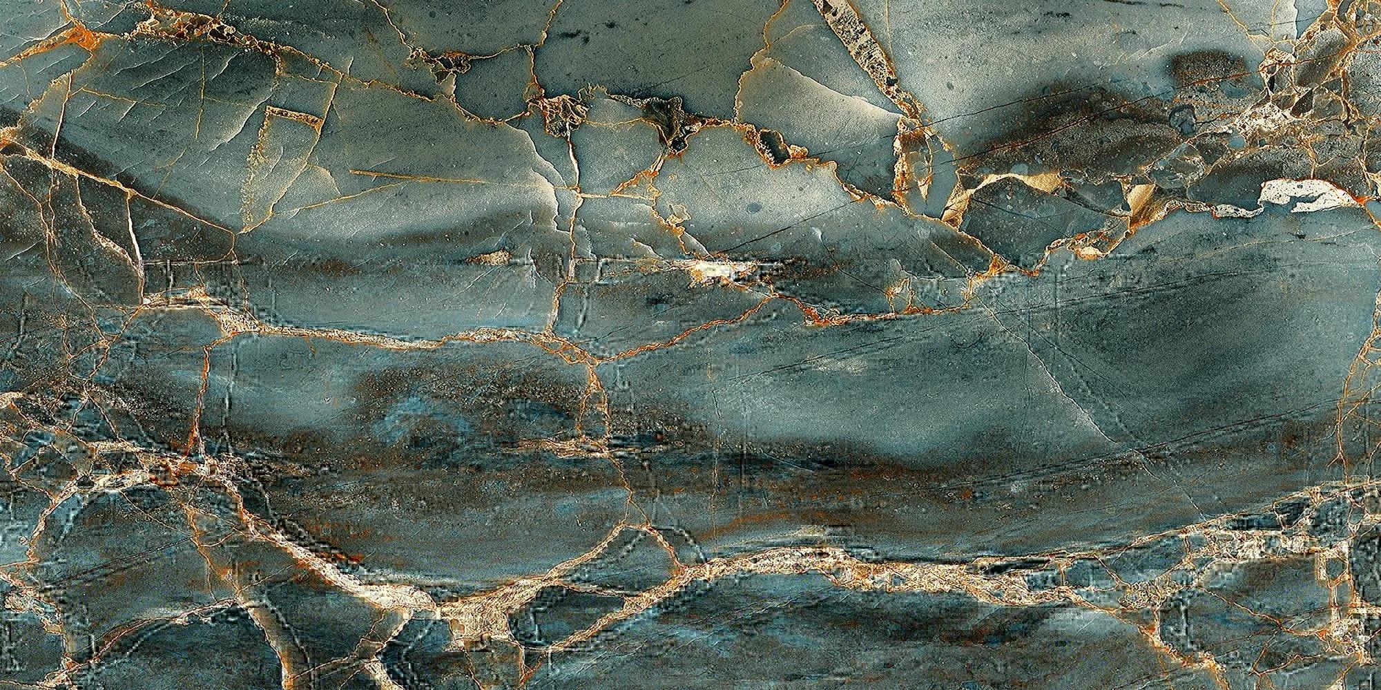 Зелёная глянцевая плитка GlobalTile Marigold 600x300 мм для кухонного фартука и акцентных стен — фото 7