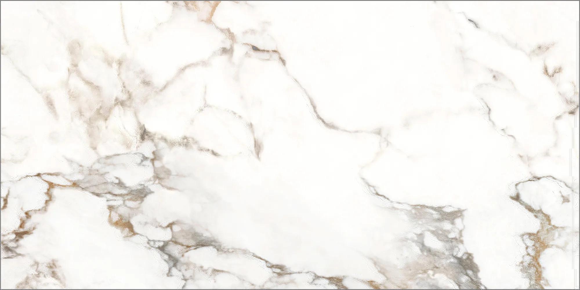 Белая глянцевая плитка GlobalTile Marigold 600x300 мм для стен ванной и кухонного фартука — фото 3