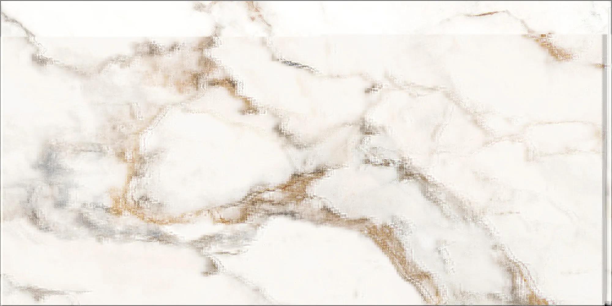 Белая глянцевая плитка GlobalTile Marigold 600x300 мм для стен ванной и кухонного фартука — фото 7