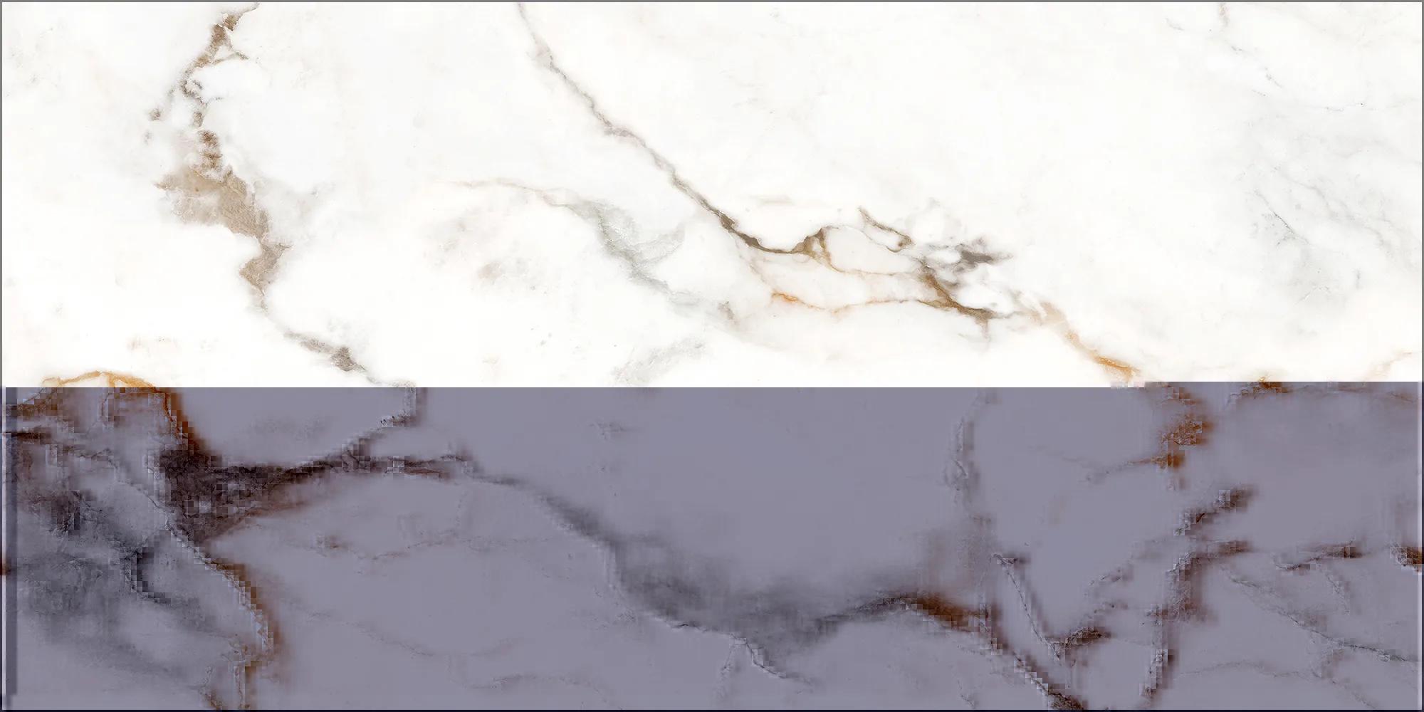 Белая глянцевая плитка GlobalTile Marigold 600x300 мм для стен ванной и кухонного фартука — фото 8