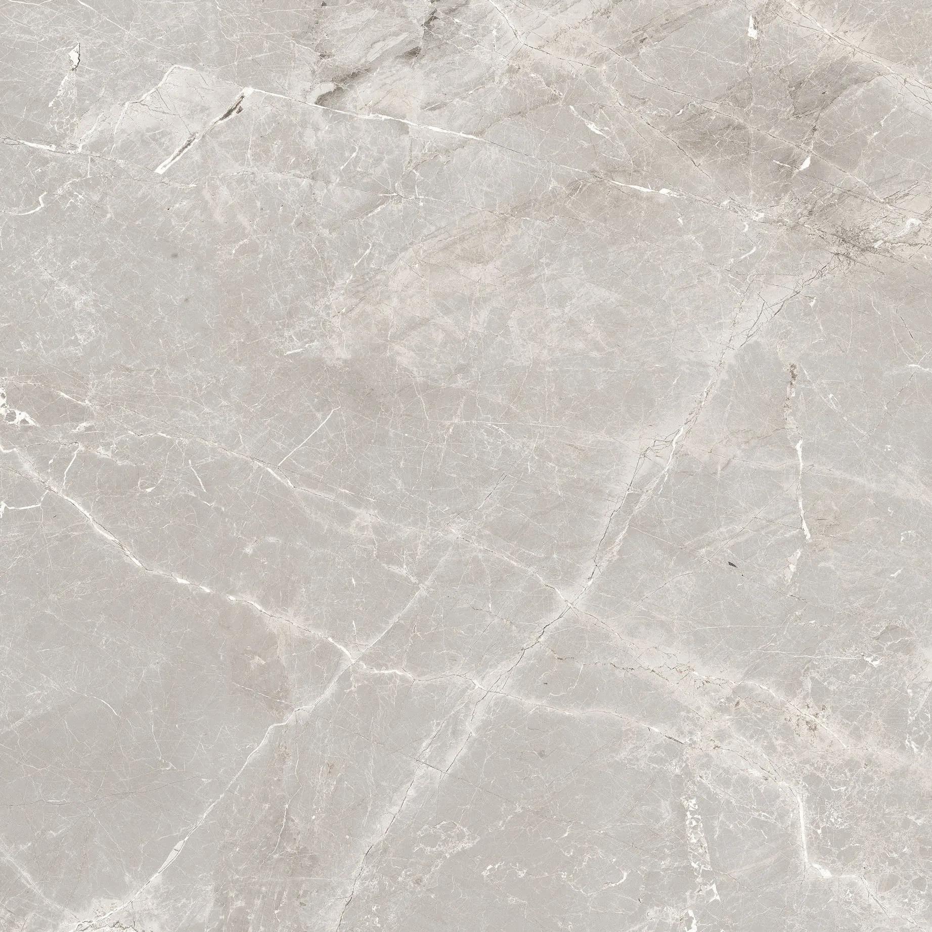Серый лаппатированный керамогранит GlobalTile Tulip 600x600 мм для пола и стен — фото 3