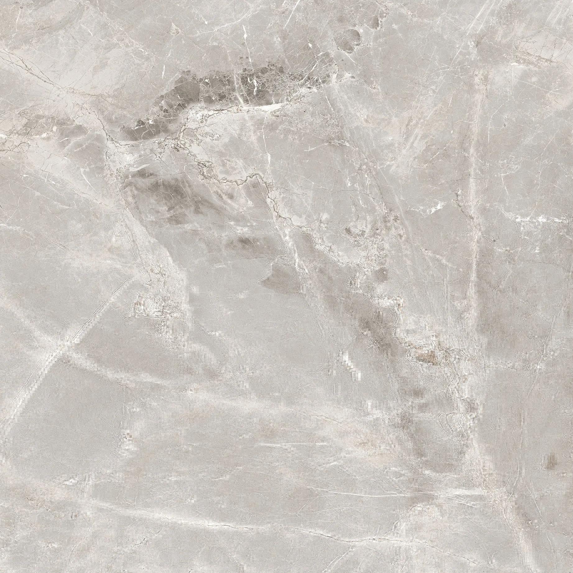 Серый лаппатированный керамогранит GlobalTile Tulip 600x600 мм для пола и стен — фото 4