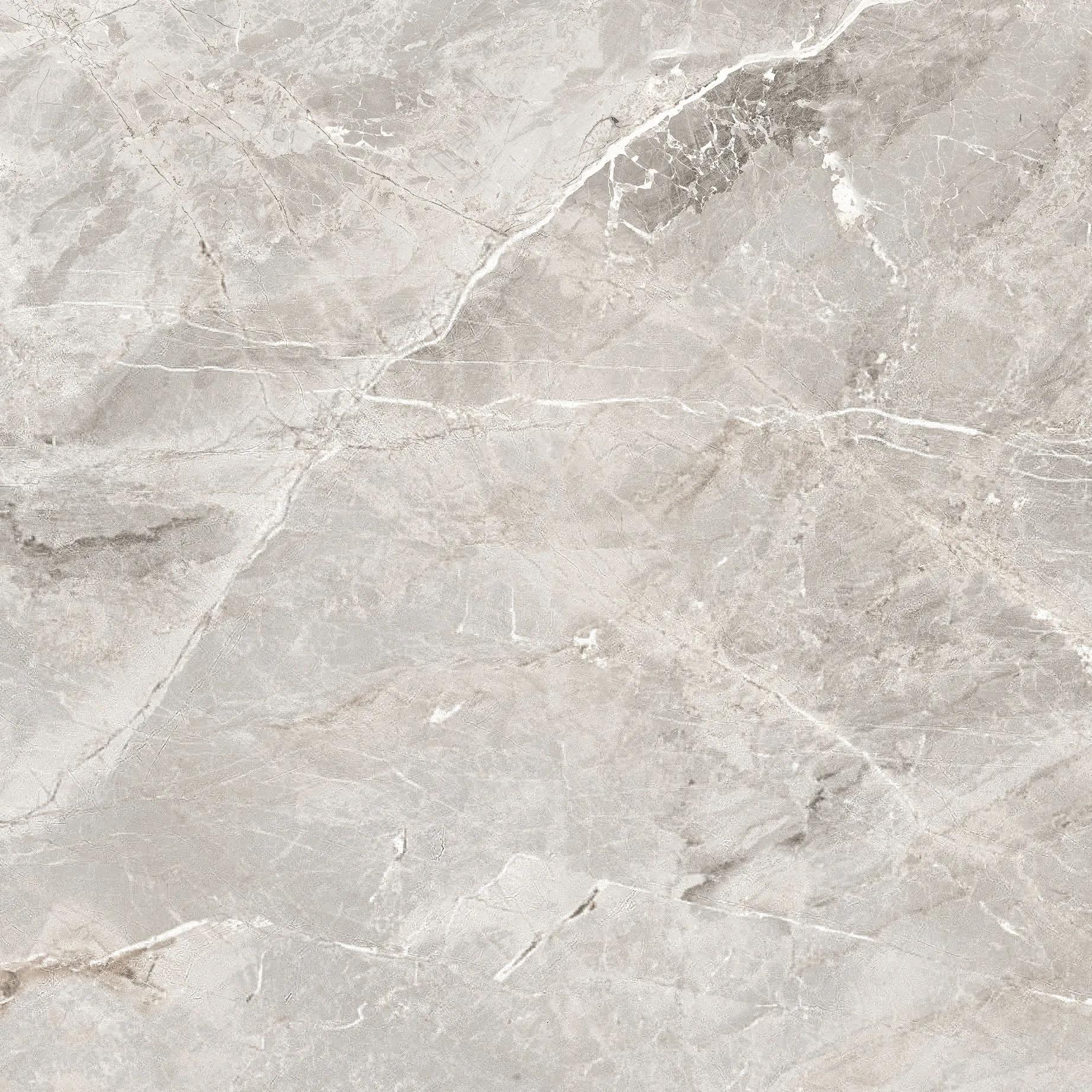 Серый лаппатированный керамогранит GlobalTile Tulip 600x600 мм для пола и стен — фото 10