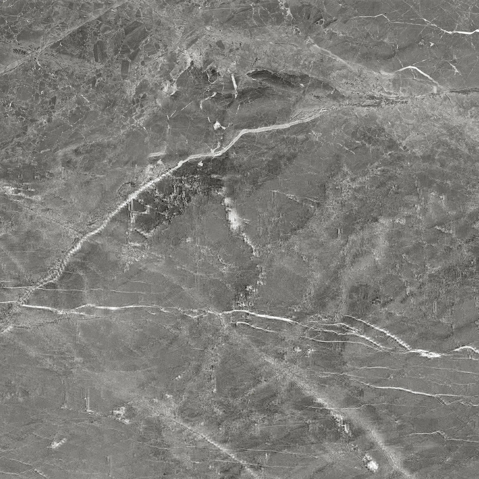 Тёмно-серый лаппатированный керамогранит GlobalTile Tulip 600x600 мм для пола и стен — фото 3