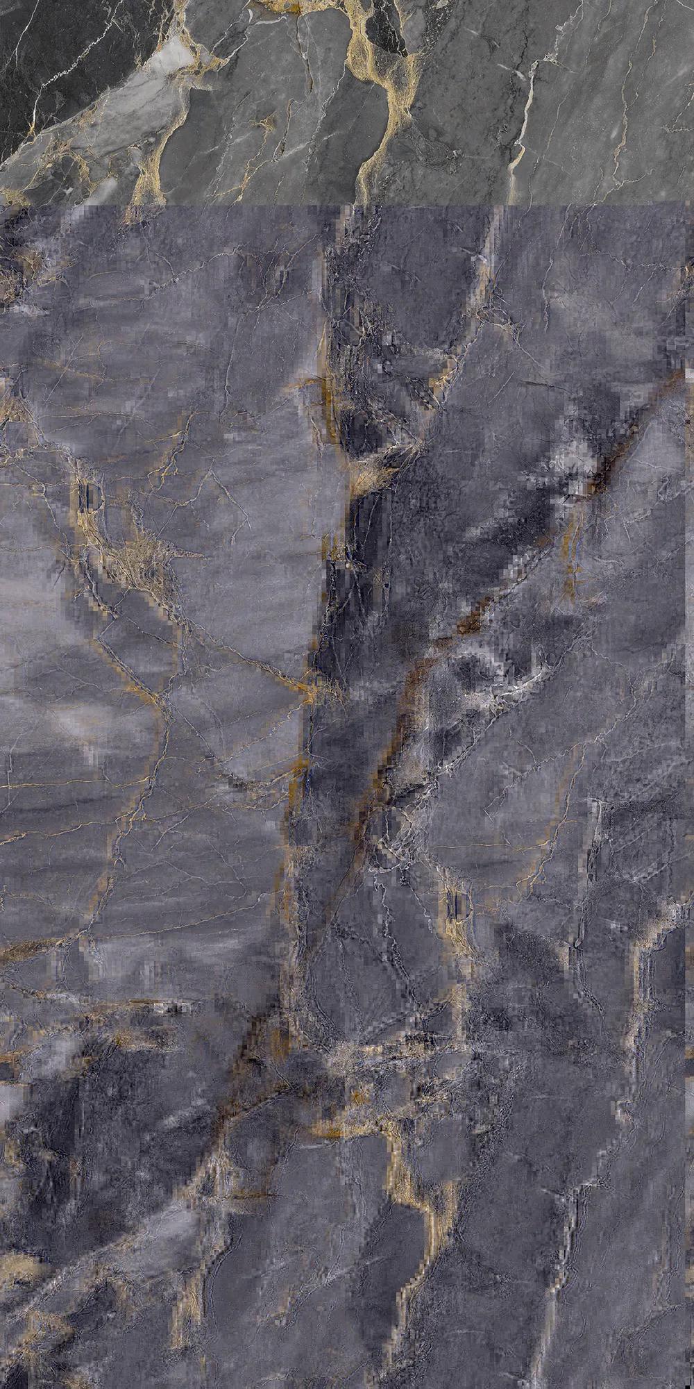 Чёрный матовый керамогранит GlobalTile Stonela 1200x600 мм для пола и стен в стиле лофт — фото 3