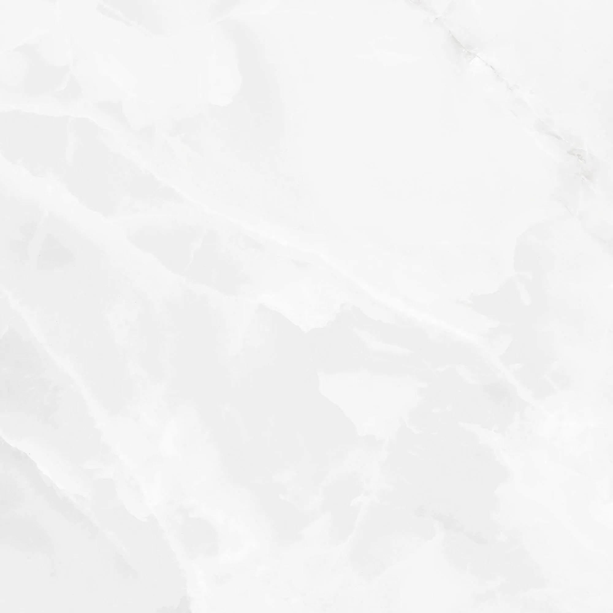 Белый полированный керамогранит GlobalTile Glissando 600x600 мм для классических и современных интерьеров с зеркальным блеском — фото 4