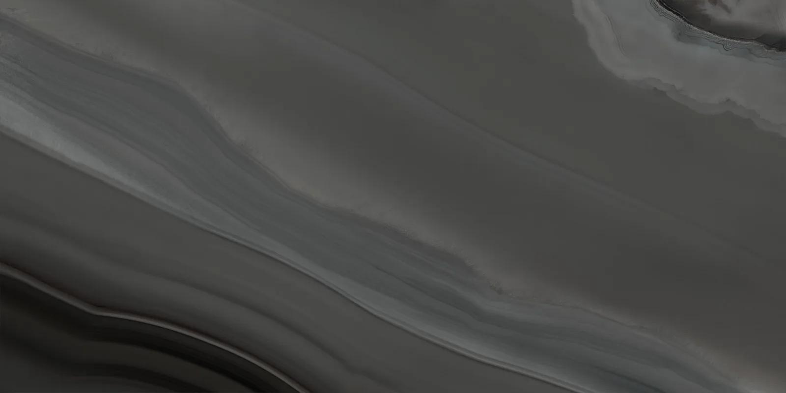 Темно-серый суперполированный керамогранит LCM Энджел Агат 600x1200 мм с рисунком под агат — фото 5