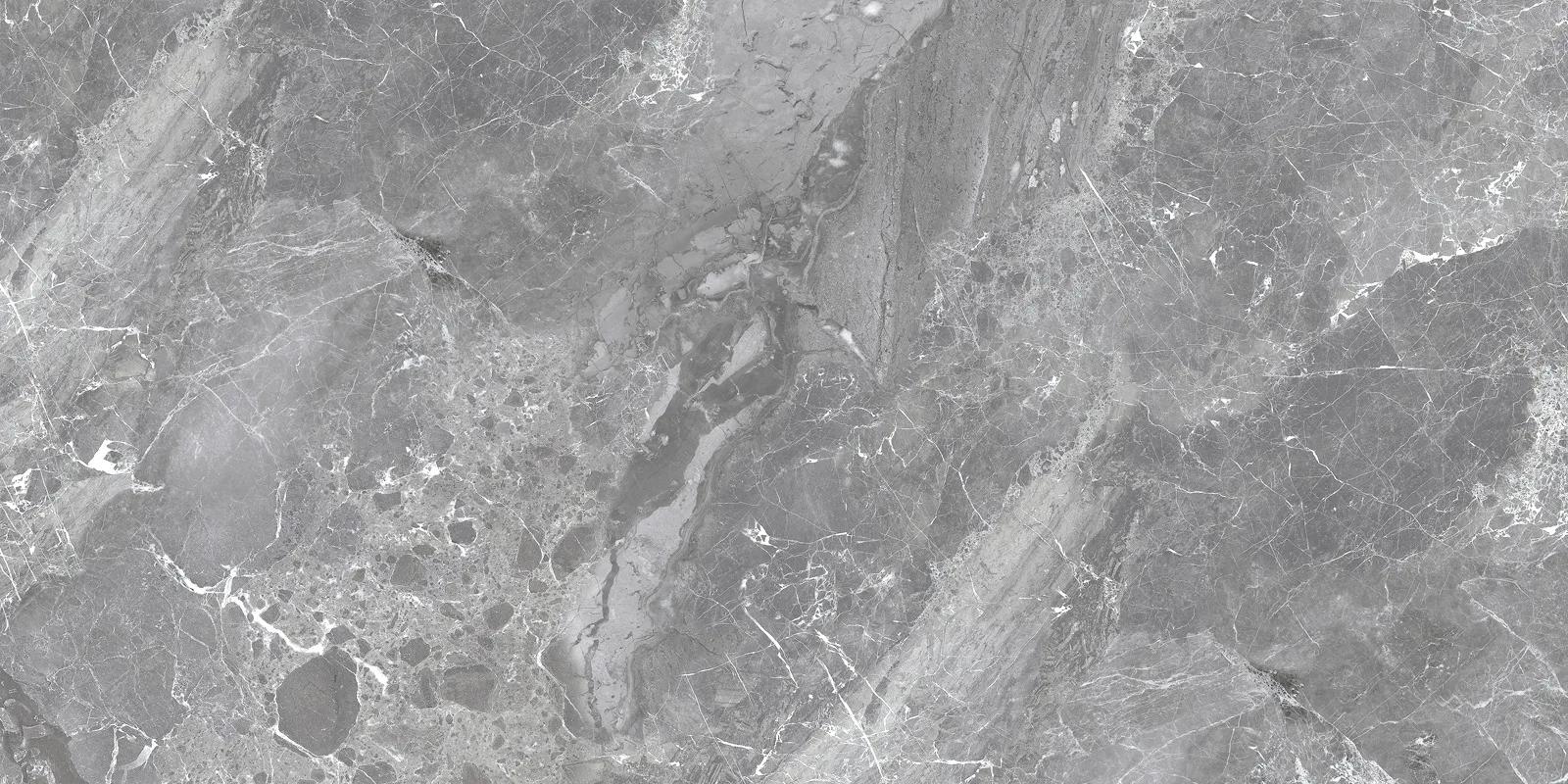 Темно-серый керамогранит Delacora Грейни 600x1200 мм с сахарным эффектом для пола в лофт-интерьере — фото 7