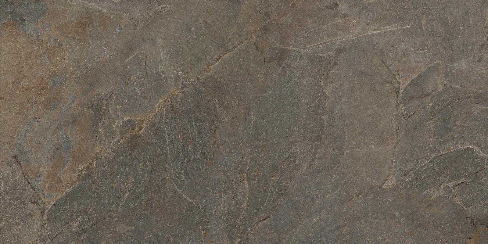 Лаппатированный медный керамогранит Delacora Стонкрит 600x1200 мм в интерьере кухни и гостиной — фото 4