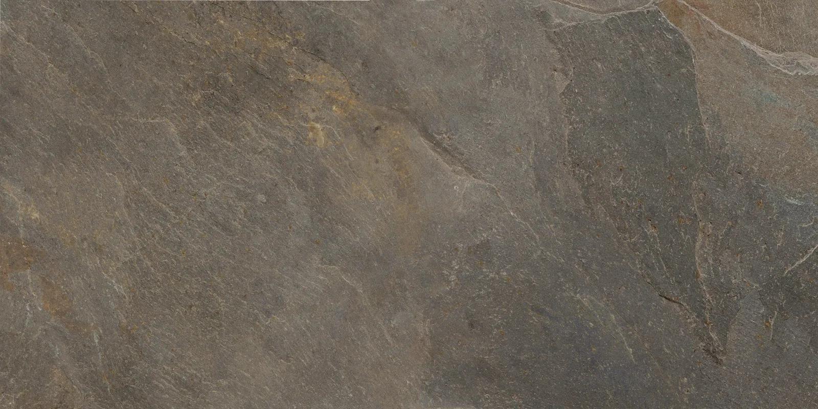 Лаппатированный медный керамогранит Delacora Стонкрит 600x1200 мм в интерьере кухни и гостиной — фото 7