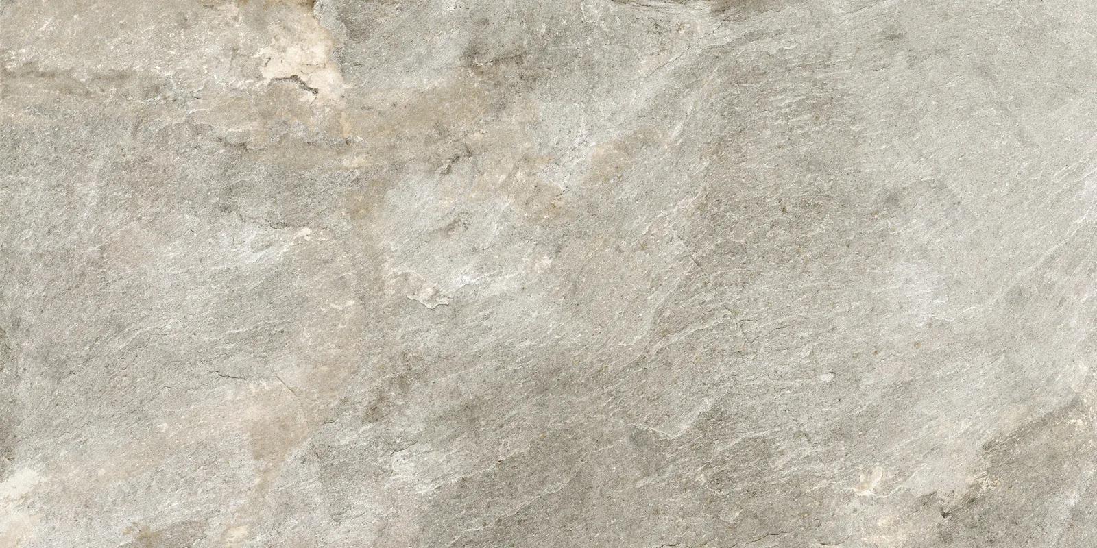 Лаппатированный бежевый керамогранит Delacora Стонкрит 600x1200 мм в тёплом интерьере ванной и кухни — фото 11