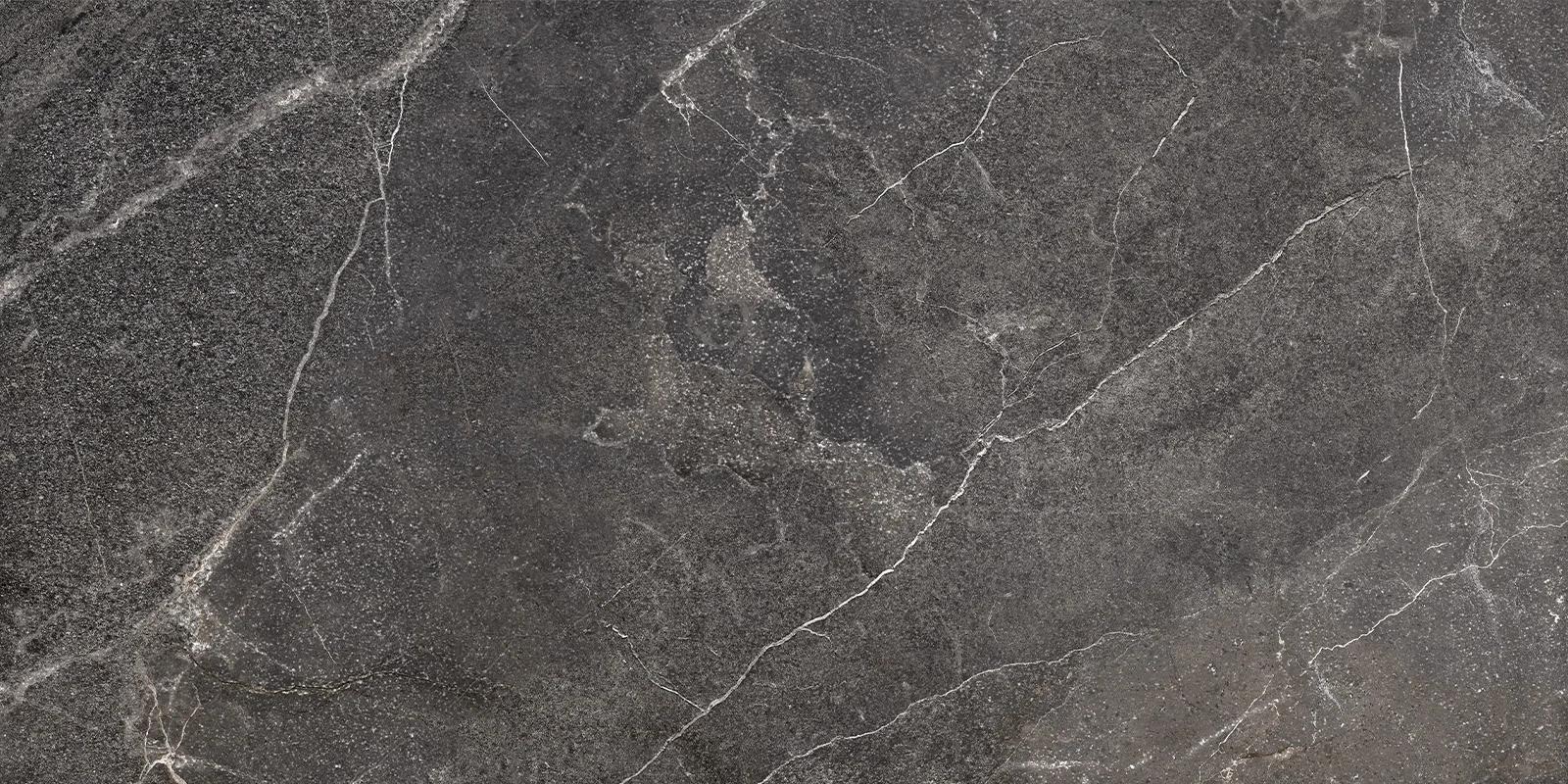 Темный лаппатированный керамогранит Delacora Каракум 600x1200 мм с текстурой закатной пустыни для лофт-интерьера — фото 2