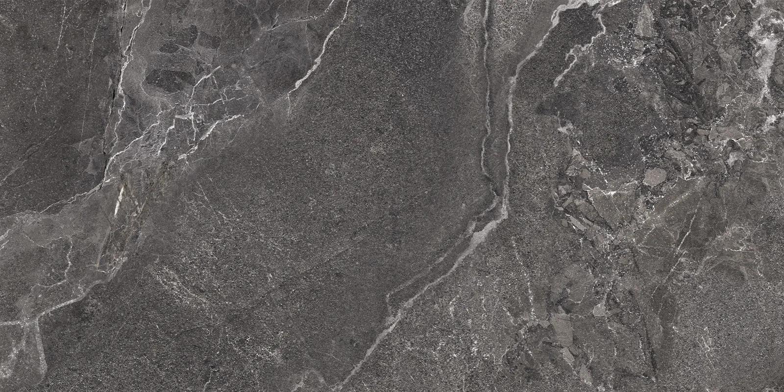 Темный лаппатированный керамогранит Delacora Каракум 600x1200 мм с текстурой закатной пустыни для лофт-интерьера — фото 11