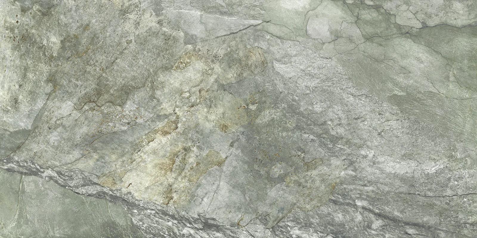 Зелёный матовый керамогранит Delacora Слэйт 600x1200 мм для акцентной стены — фото 9