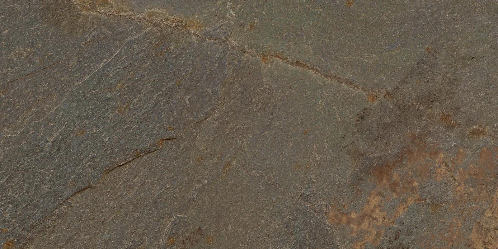Медный матовый керамогранит Delacora Стонкрит 300x600 мм с металлическим подтоном для лофт-интерьера — фото 4
