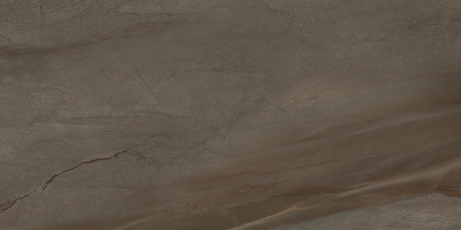Тёмный матовый керамогранит Delacora Непал 300x600 мм с текстурой камня для акцентных стен — фото 7