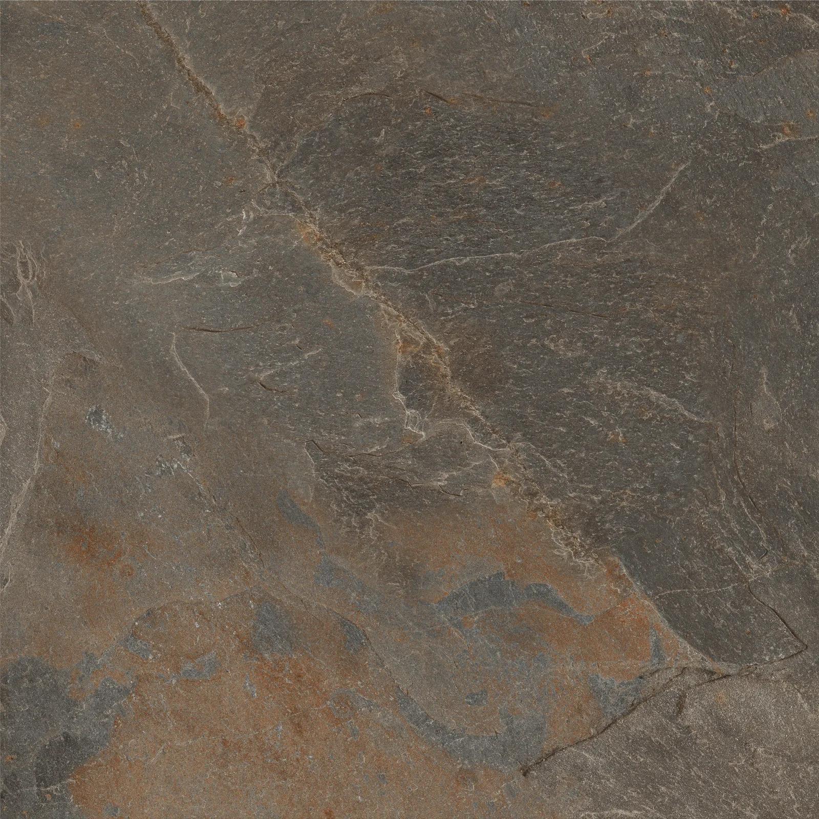 Медный матовый керамогранит NewTrend Стонкрит 600x600 мм под бетон для пола кухни в стиле лофт — фото 2