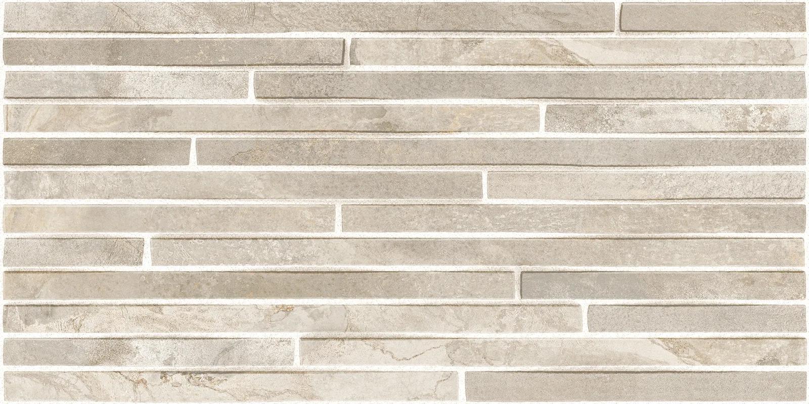 Матовый керамогранит Тотем 300x600 мм ALMA ceramica с ритмичным узором для минималистичного интерьера — фото 2
