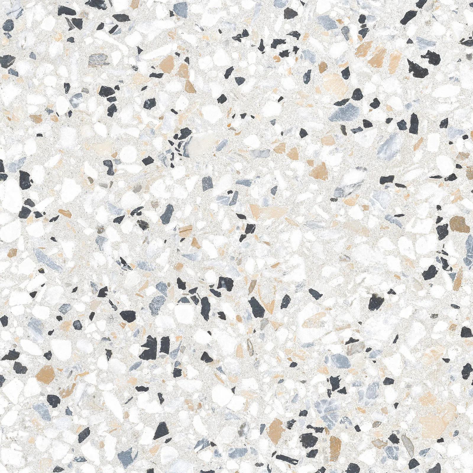 Керамогранит ALMA ceramica Терраццо лаппатированный, размер 600x600 мм с эффектом венецианской мозаики — фото 10
