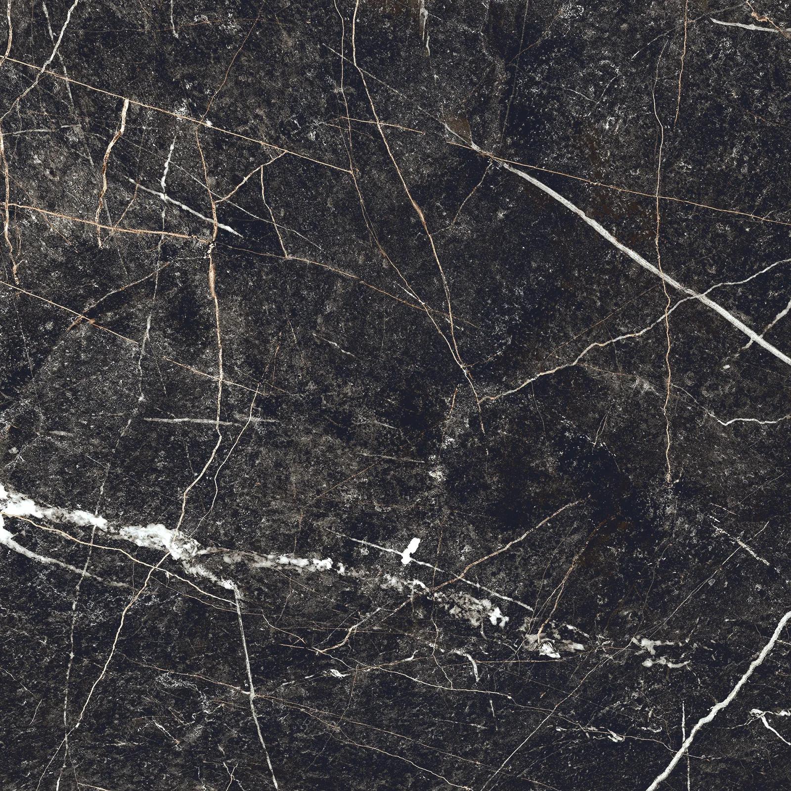 Лаппатированный чёрный керамогранит NewTrend Сан-Ремо 600x600 мм для пола — фото 7