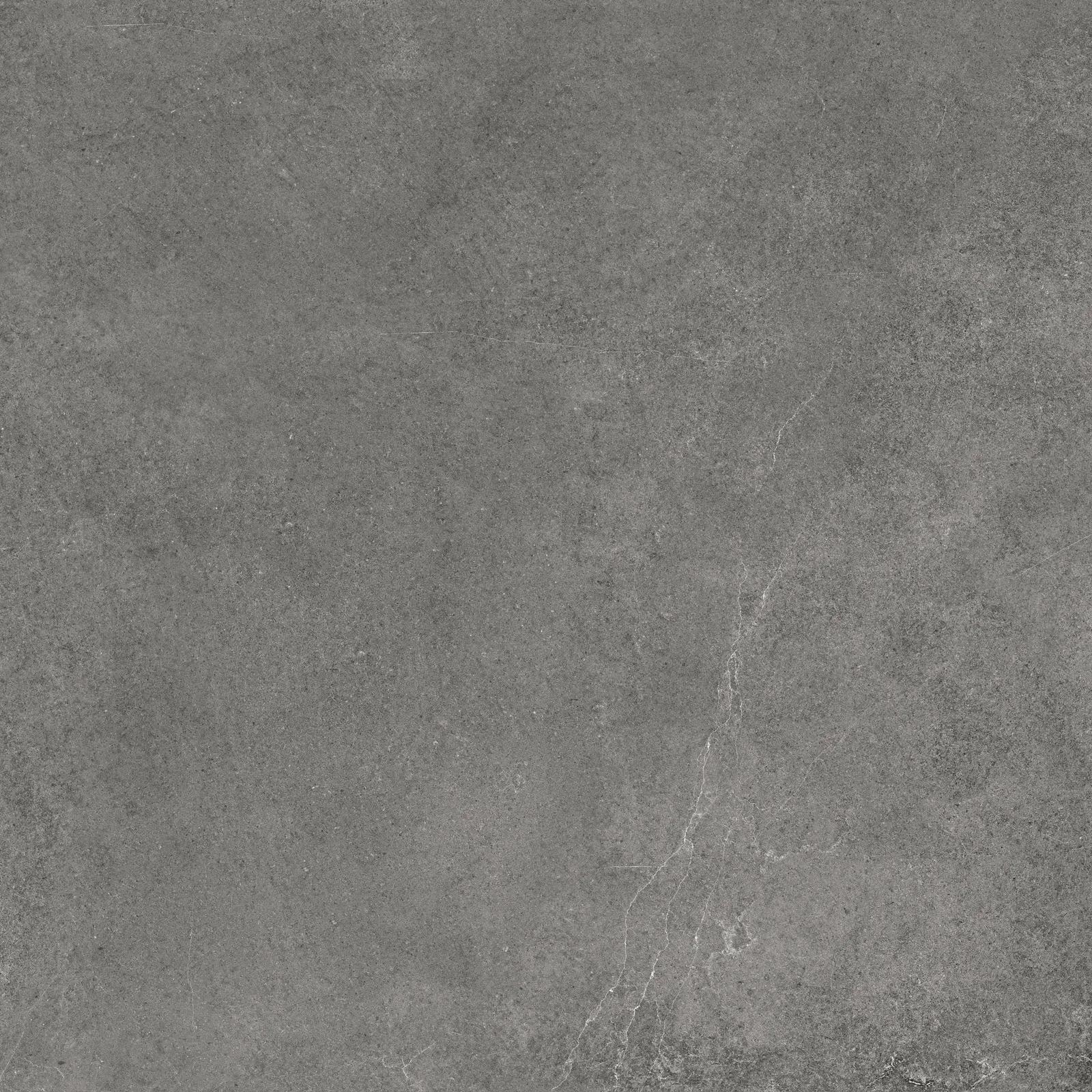 Темно-серый матовый керамогранит Artkera Микроцемент 600x600 мм с фактурой бетона для пола в стиле лофт — фото 10
