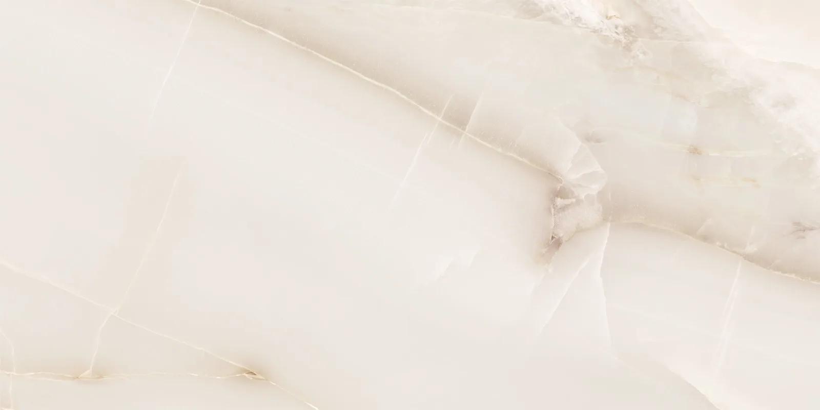 Песочный глянцевый керамогранит NewTrend Милениал 300x600 мм в интерьере ванной в стиле прованс — фото 8