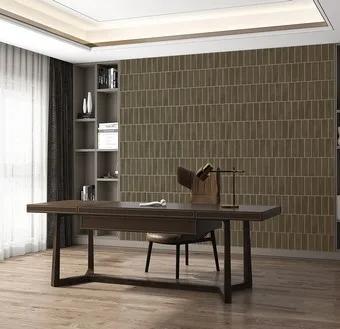 Глянцевый керамогранит ENNFACE Camelot Brown matt формата 75×225 мм с коричневой поверхностью для облицовки стен — фото 3