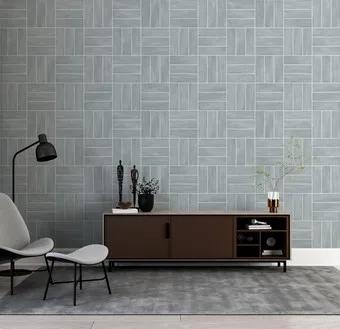 Матовый серый керамогранит ENNFACE Camelot Grey 75×225 мм для ванной и кухни — фото 3