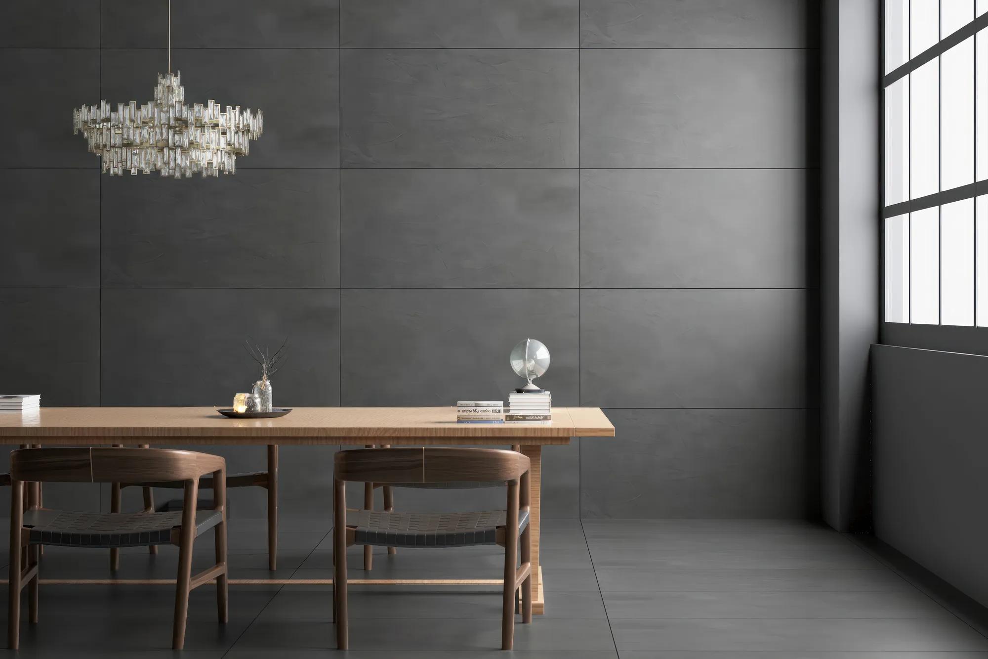 Серебристый матовый керамогранит ENNFACE Artcolor Silver с цифровой печатью 600x1200 мм — фото 2