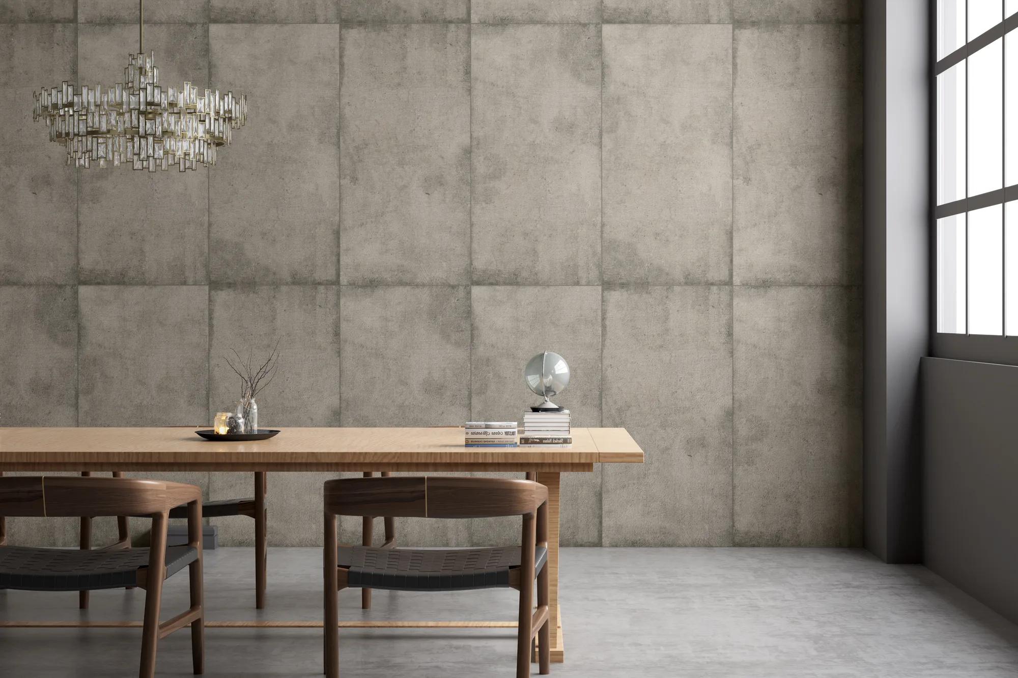 Керамогранит ENNFACE Touch Taupe 600×1200 мм, матовая рельефная поверхность, таупово-серый оттенок, для ванной и гостиной — фото 2