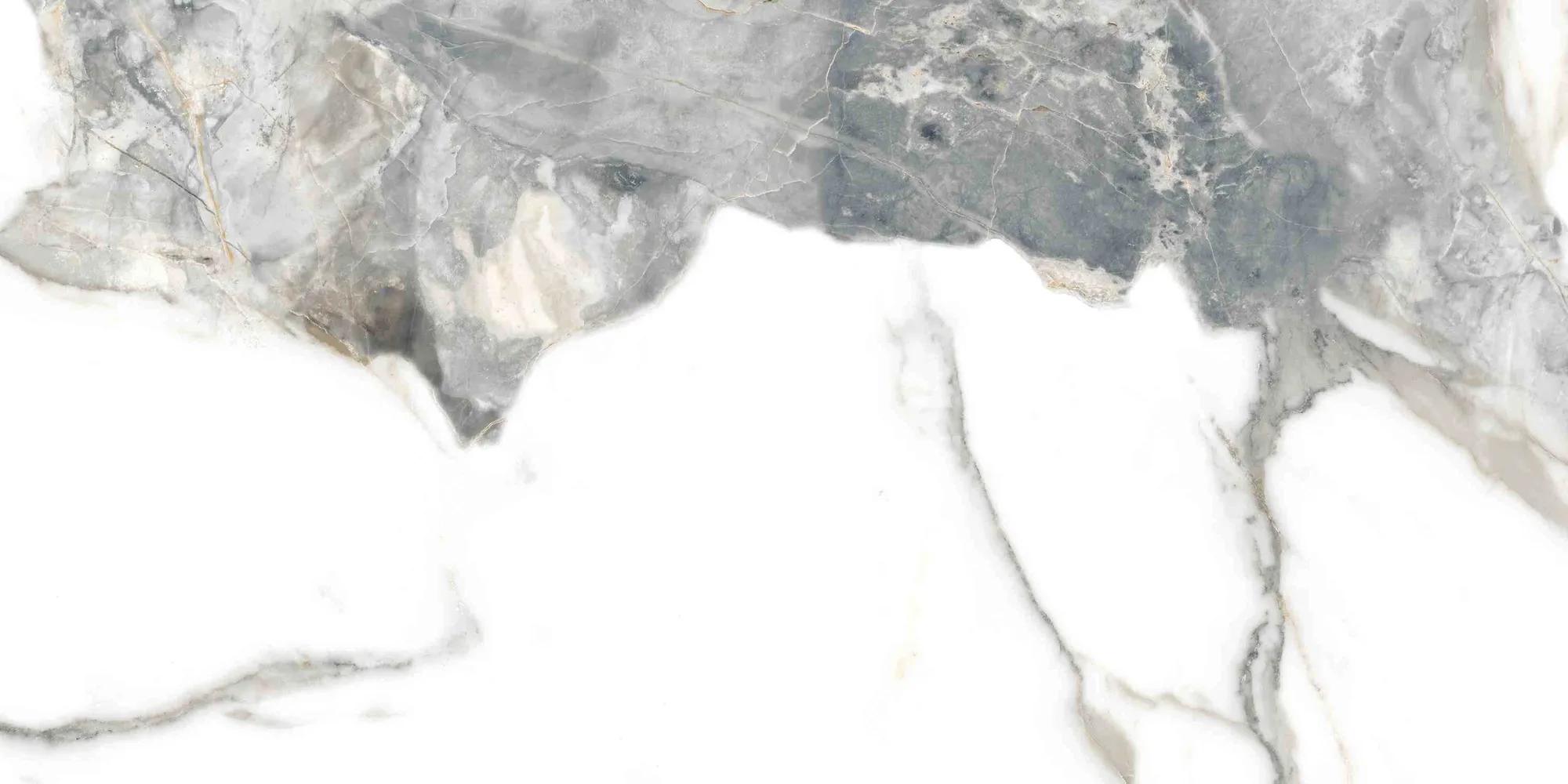 Глянцевый керамогранит ENNFACE Perito Moreno 600x1200 мм с отражающей поверхностью для стен ванной и кухни — фото 8