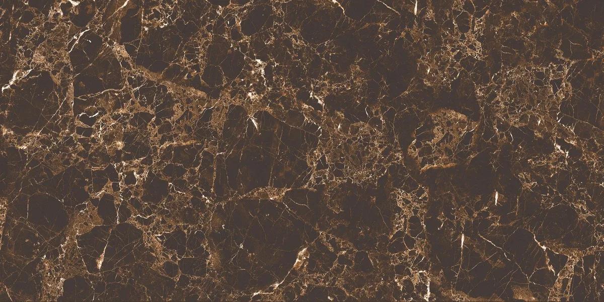Керамогранит ENNFACE Emperador Brown 600×1200 мм, коричневый мрамор с насыщенным глянцем — фото 4