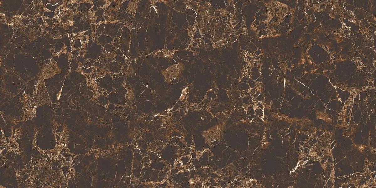 Керамогранит ENNFACE Emperador Brown 600×1200 мм, коричневый мрамор с насыщенным глянцем — фото 5