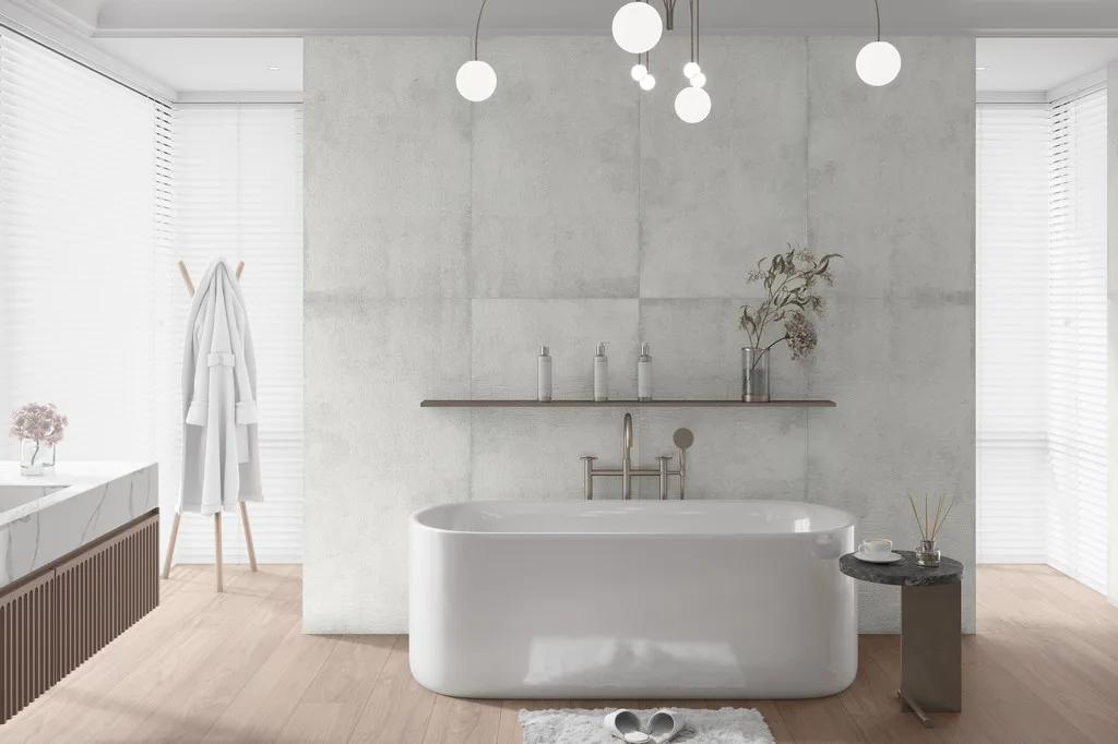 Керамогранит ENNFACE Touch Glacier 600×1200 мм, голубовато-серый рельефный камень — фото 2